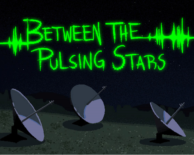 radar dishes pointing to a dark sky